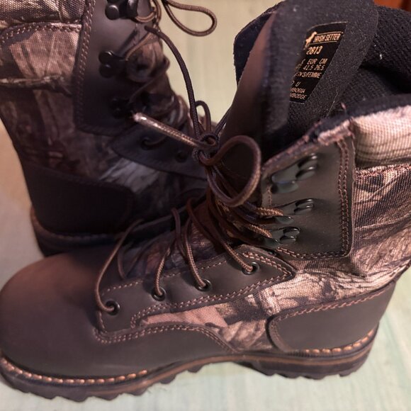 Irish Setter Brown Camouflage Heeled Boots - Picture 11 of 14